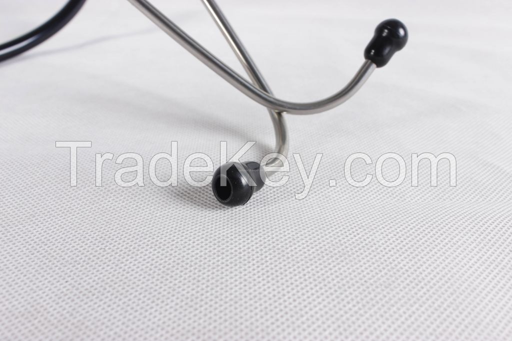 Deluxe Dual-Head stainless steel medical Stethoscope with high quality