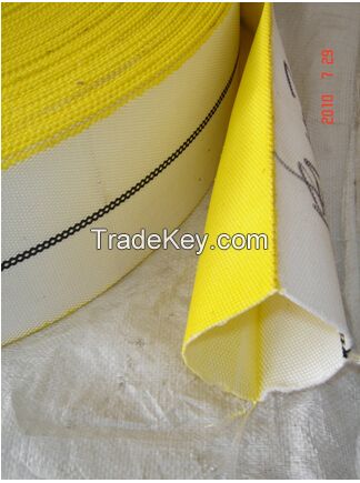 Air permeable pipe belt