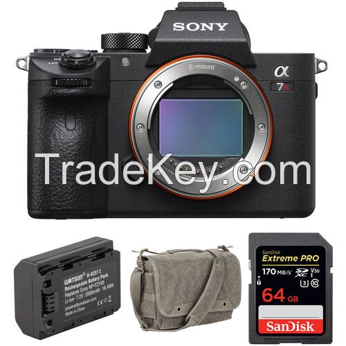 Sony Alpha a7R III Mirrorless Digital Camera Body with Accessories Kit