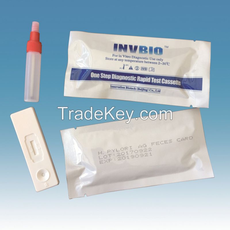 Detection test kit H. Pylori Ag Feces rapid Card