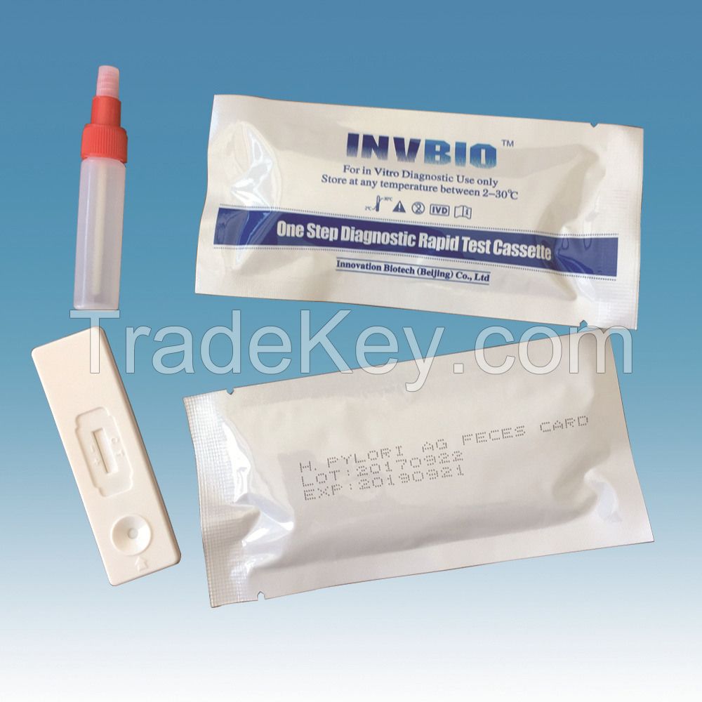 Detection test kit H. Pylori Ag Feces rapid Card