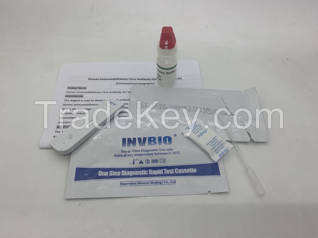 Easy and safe  HIV Test Serum Card