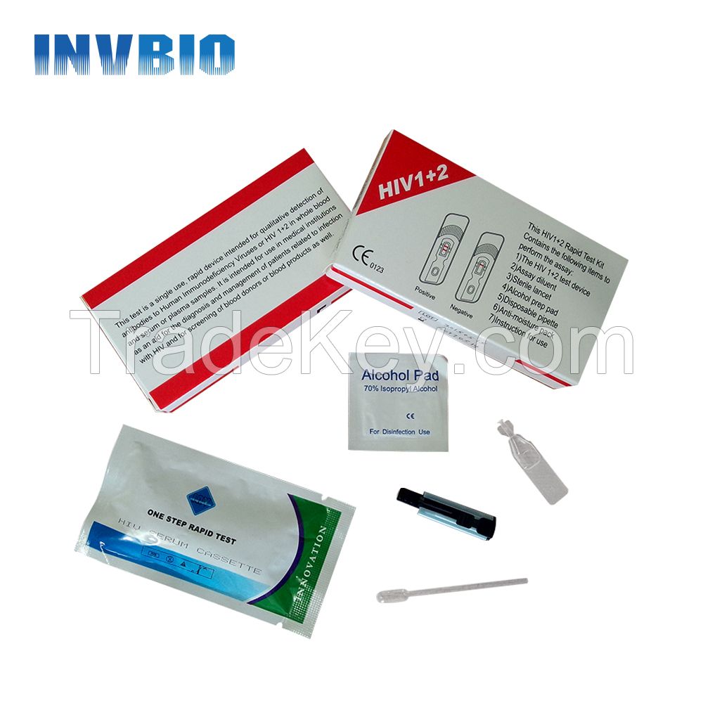 Medical device HIV Test Serum Card