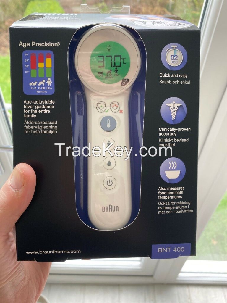 New Brauns bnt400 forehead thermometer for sale