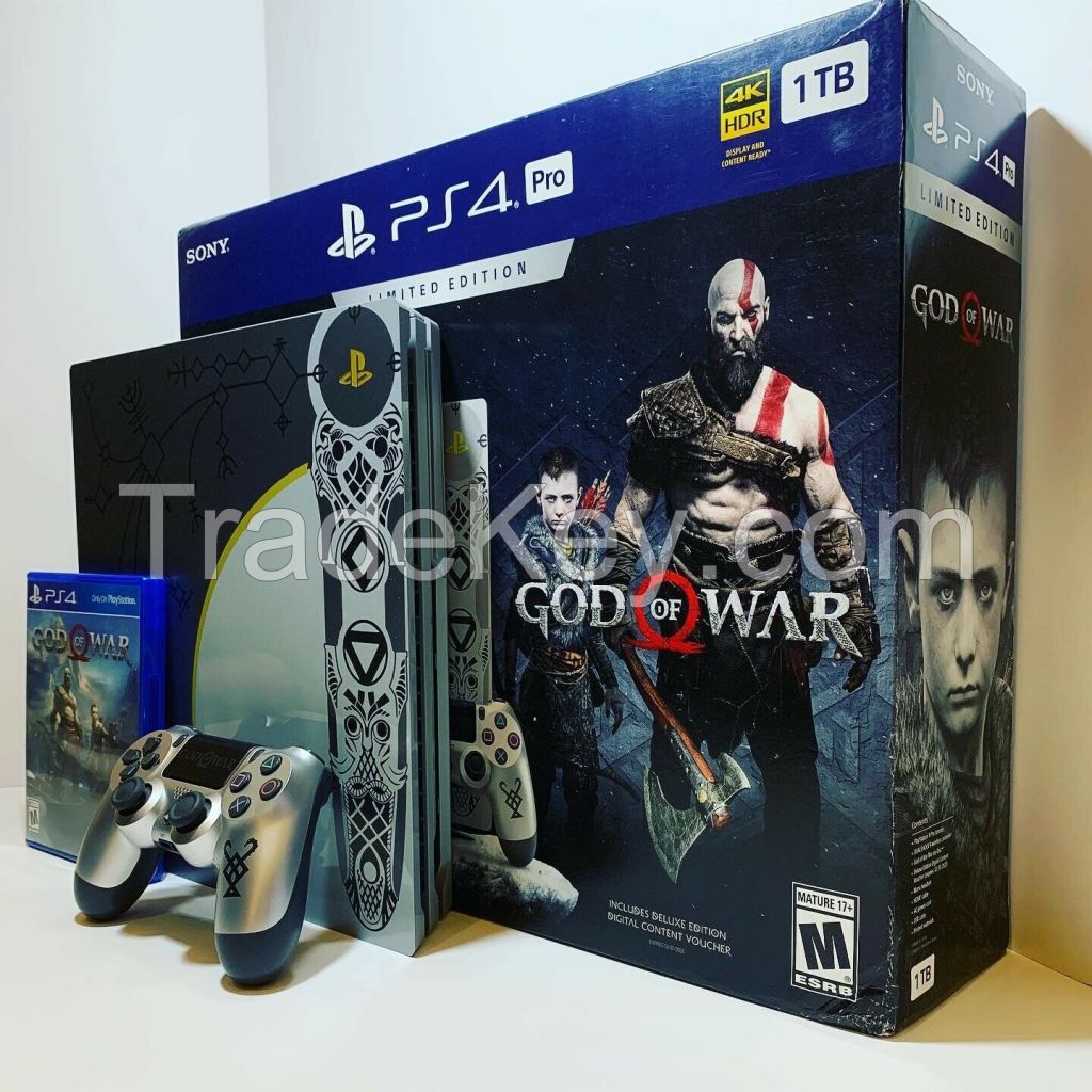 For Play Station 4 PS4 Pro God of War Limited Edition in Mint