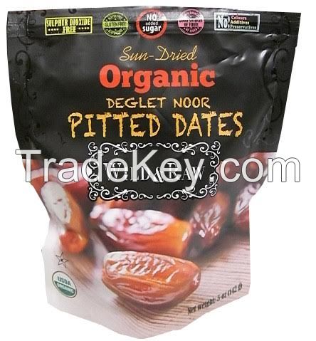 Deglet Nour dates pitted processed