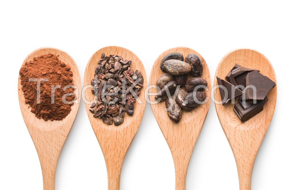 Natural Cacao Powder, Cacao Beans, Cacao Nibs, Cacao Butter High Grade