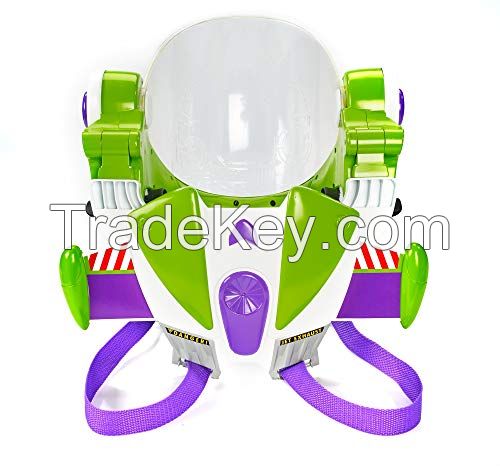 Toy Story Disney/Pixar 4 Buzz Lightyear Toy Astronaut Helmet for Role-Play Movie Action with Jetpack, Lights, Authentic Phrases and Sounds, Multi (GDP86)