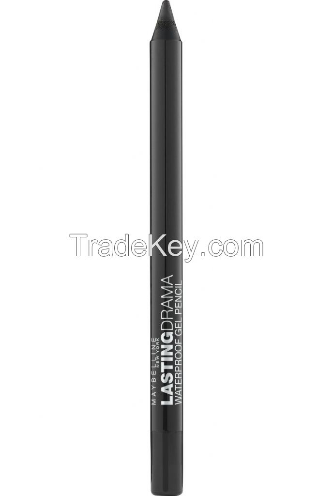 Maybelline New York Eyestudio Lasting Drama Waterproof Gel Pencil Makeup, Sleek Onyx