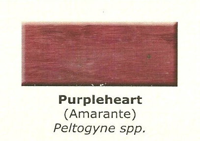 Kiln Dried Purpleheart Lumber