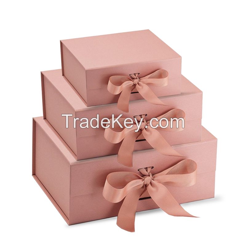  pink paper gift box