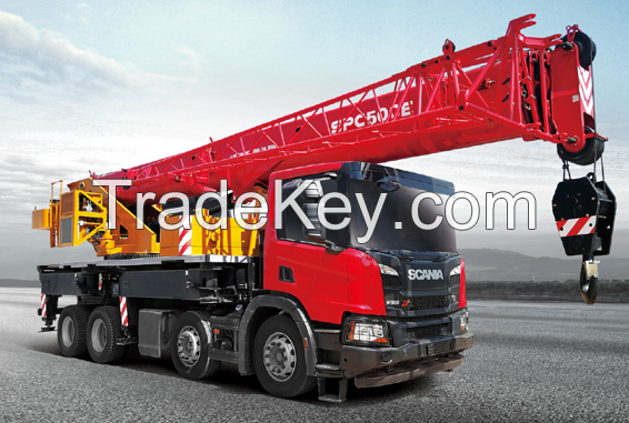 SPC500E SANY Truck mounted Crane 50t Lifting Capacity