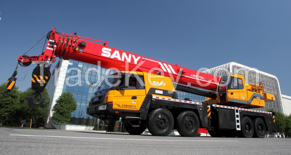 STC800 SANY Truck Crane 80 Tons Lifting Capacity All wheel steering