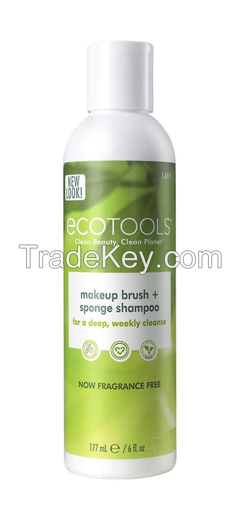 Ecotools Makeup Brush Cleaner Cleansing Shampoo, 6 oz