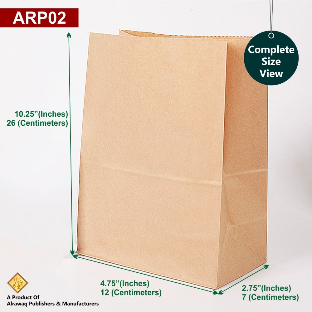 High Quality Brown Kraft/Craft Paper Bags For Food Packaging / Gifts