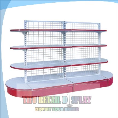 supermarket shelf/gondola/retail display/metal rack/display fixture