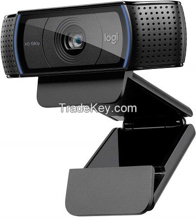 Logitech HD Pro Webcam C920, Widescreen Video Calling and Recording, 1080p Camera, Desktop or Laptop Webcam