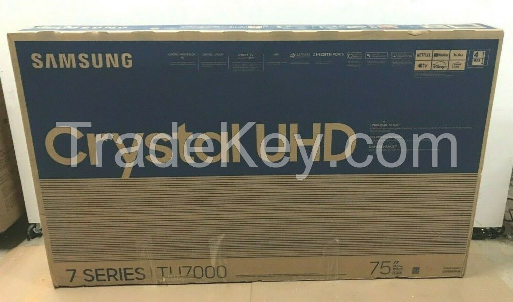 Samsung TU7000 75" LED LCD Smart TV (4K) UN75TU7000FXZA Open Box Ne