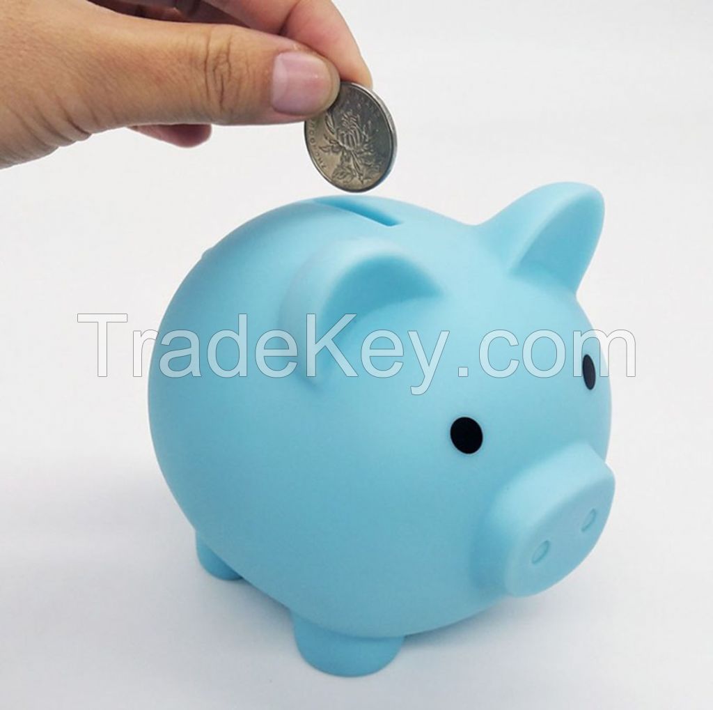 rubber piggy bank with logo printing