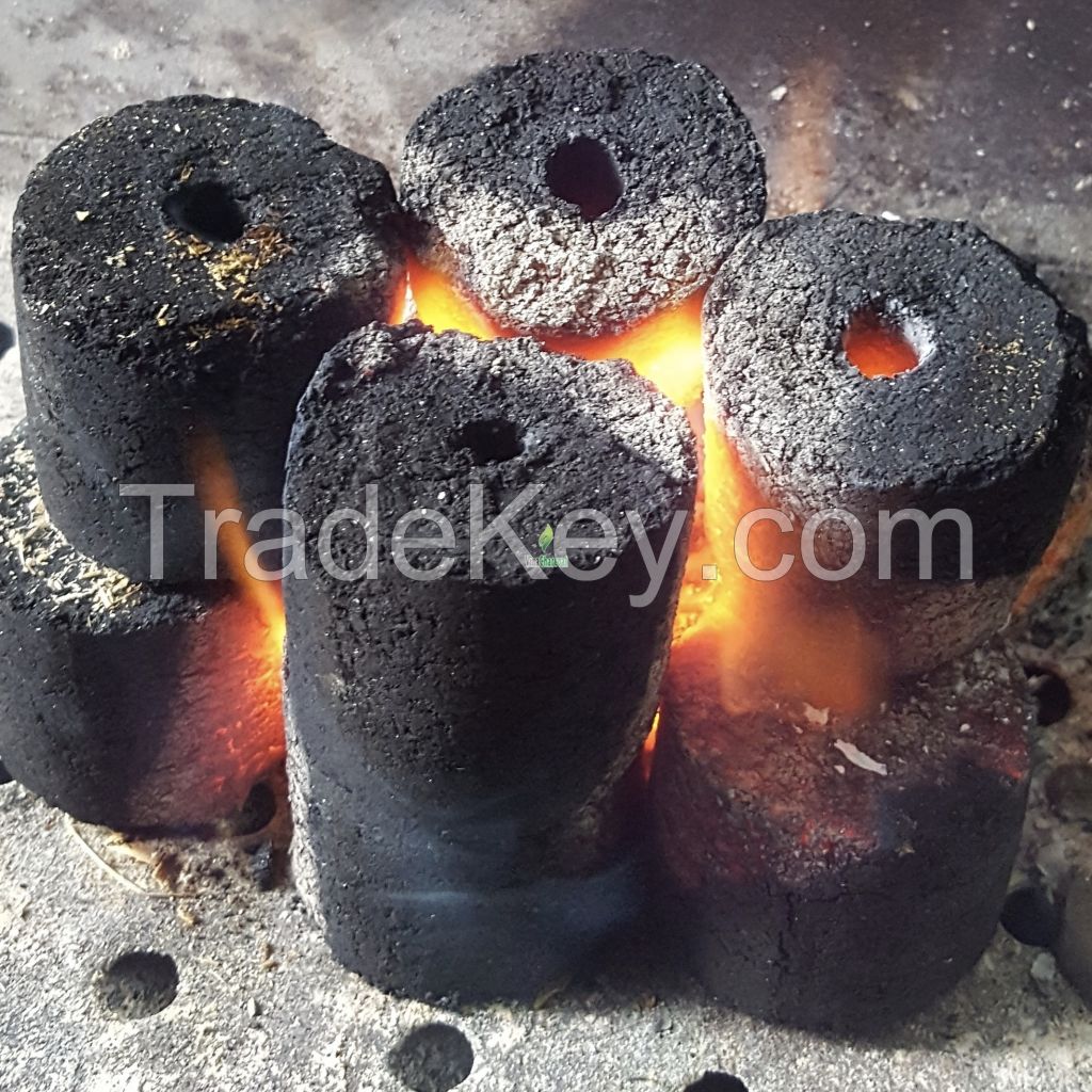 27mm/33mm/35mm/38mm Multi-Colored Coconut Shell Smokeless Shisha Round Charcoal Briquette For Coal Hookah