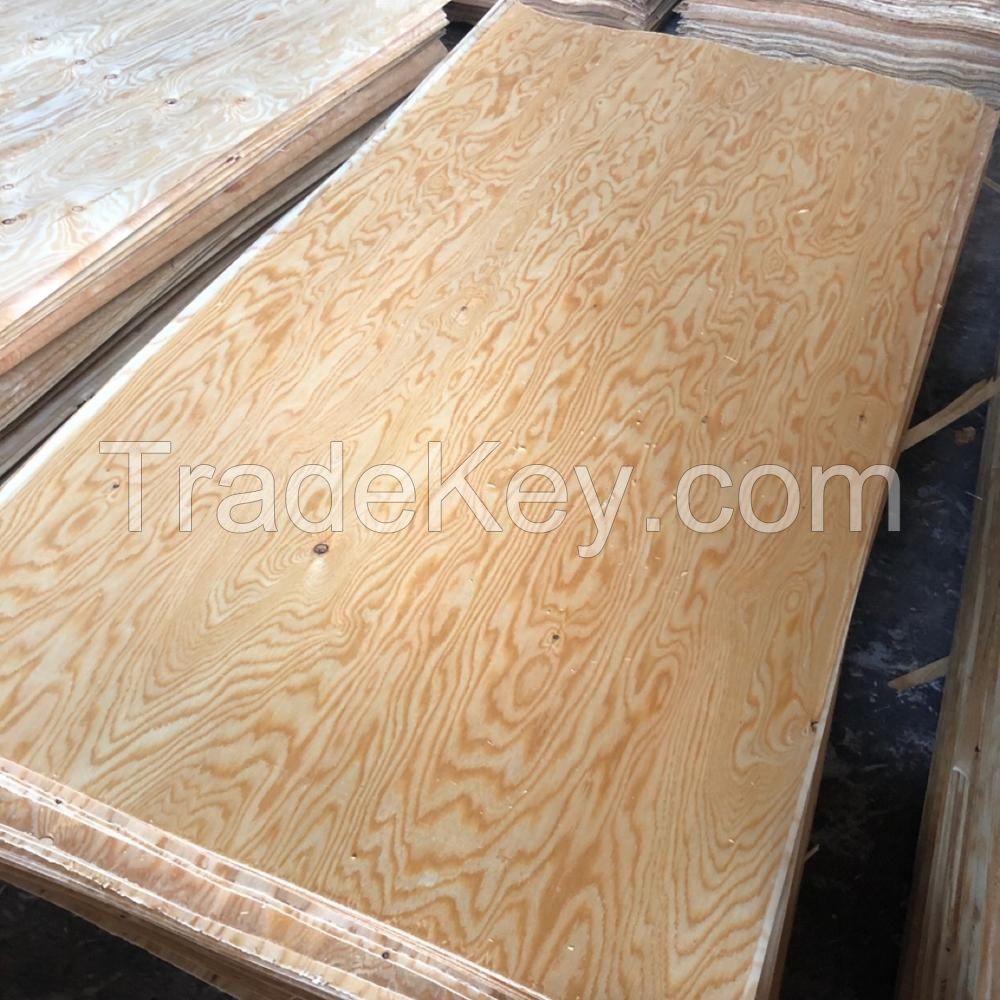 Cheap price hardwood pine 1220x2440x18mm CDX shuttering structural plywood