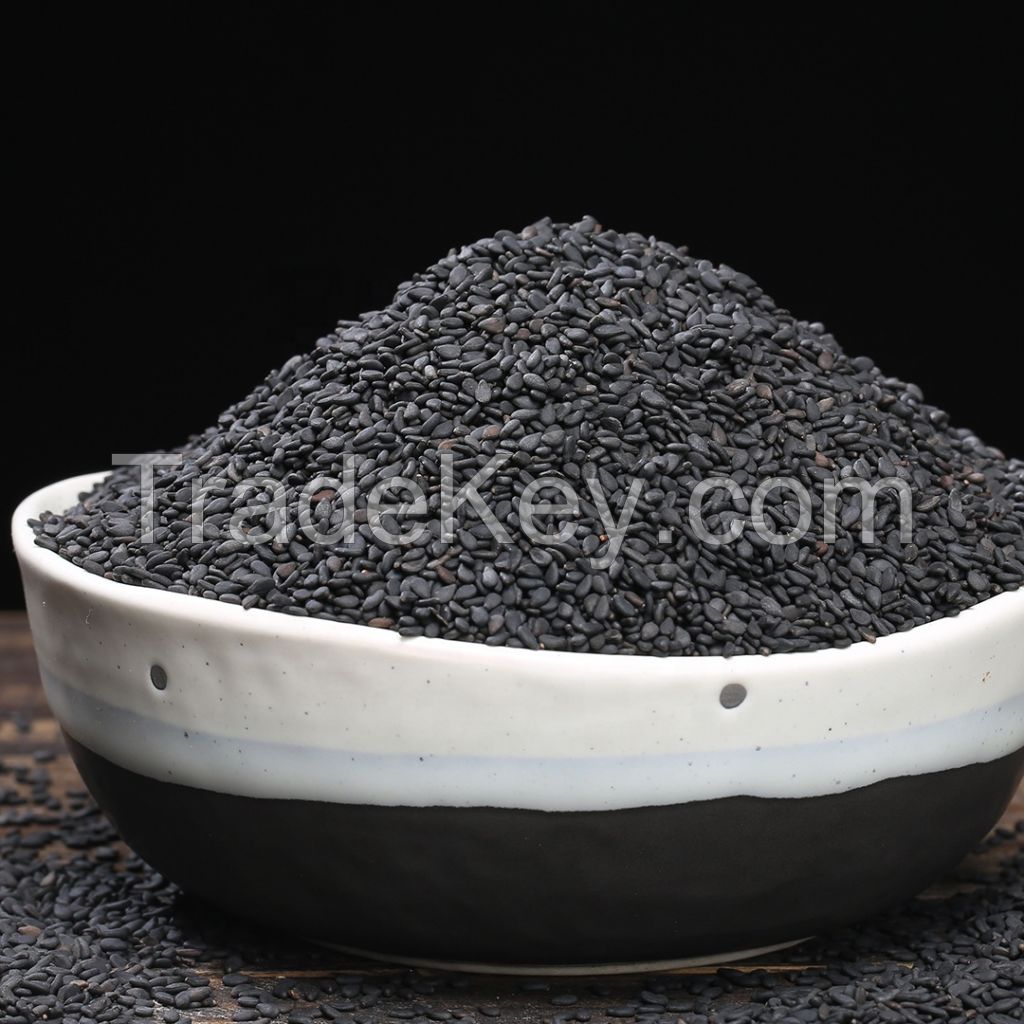 Non-GMO 100% Natural black sesame seeds Raw black Sesame Seed