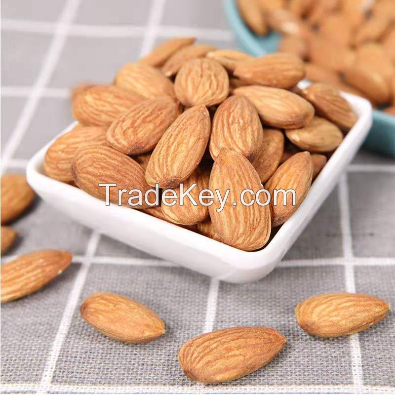 Factory price almonds in bulk good quality snack raw badam almond price nuts supplier