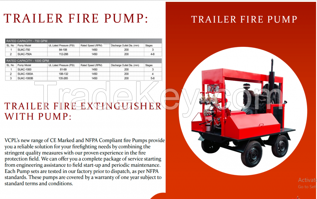 Trailer Fire Pump