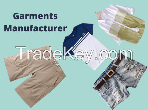 We are manufacturing garments products.