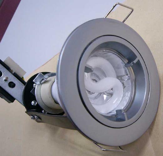 GU10 CFL downlight