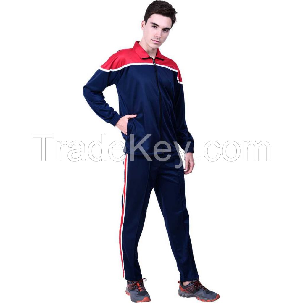 High quality custom sweat suits with logo mens streetwear jogging suit fashion plain tracksuit wholesale