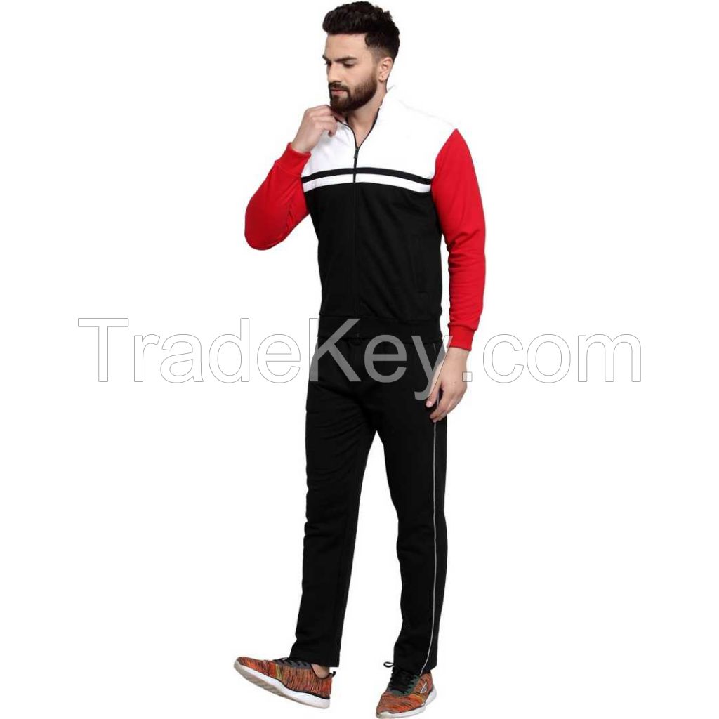 Wholesale Custom Design Male Tracksuits Fashion Side Striped Trackpants Sweatsuit Mens Running Jogging Tracksuit Gym Clothes