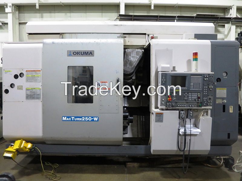 OKUMA MACTURN 250W 9-AXES CNC TURN MILL CENTER LATHE