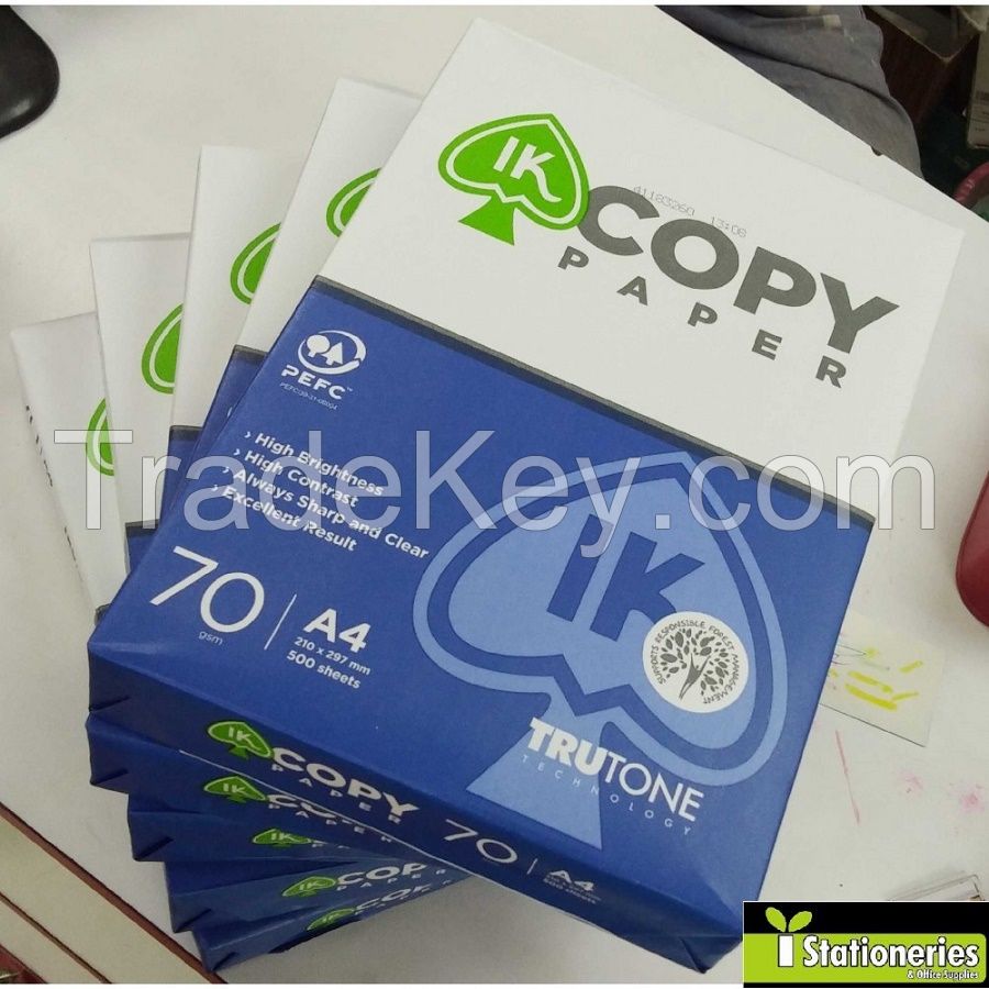 Hot sale A4 Size Copy Paper 80gsm 70gsm for sale