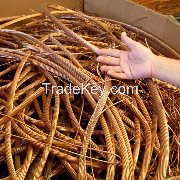 TOP QUALITY Copper WIRE SCRAP, Mill Berry 99% Purity for Sale