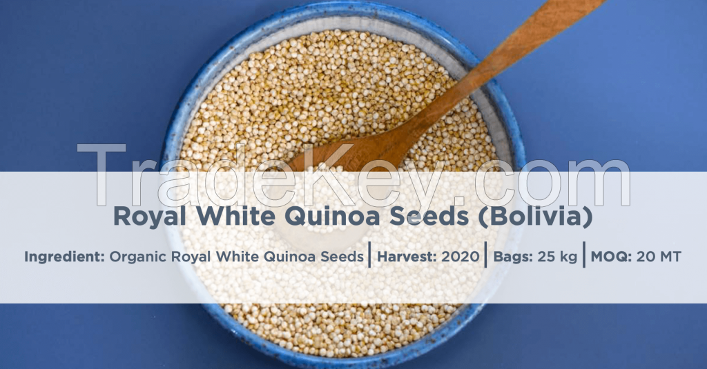 Lovenature Ingredients Royal white and Tricolour seeds (Bolivia) 