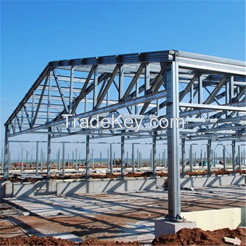 High quality steel structure construction metall building