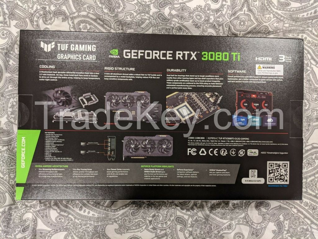 SEALED ASUS ROG Strix GeForce RTX 3080 Ti OC 12GB GDDR6X Graphics Card