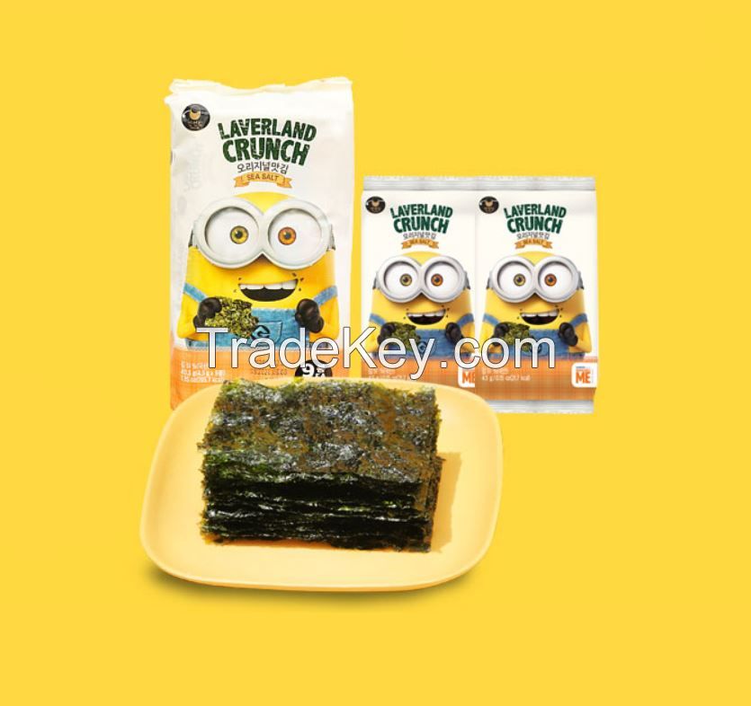 LAVERLAND CRUNCH MINIONS SEA SALT 9 pack