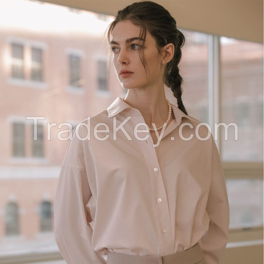 Single Standard Tuppe Shirt - Pink Ivory