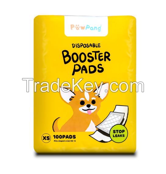 Dog diaper booster pads
