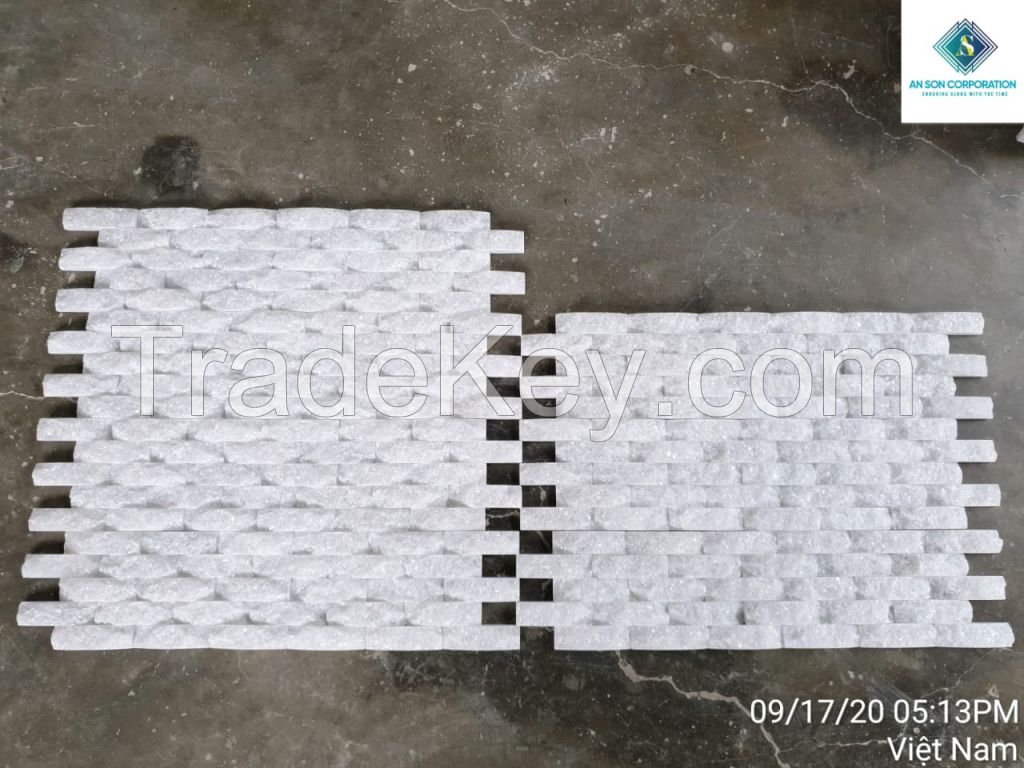 WHITE WAVE WALL PANEL FOR WALL CLADDING