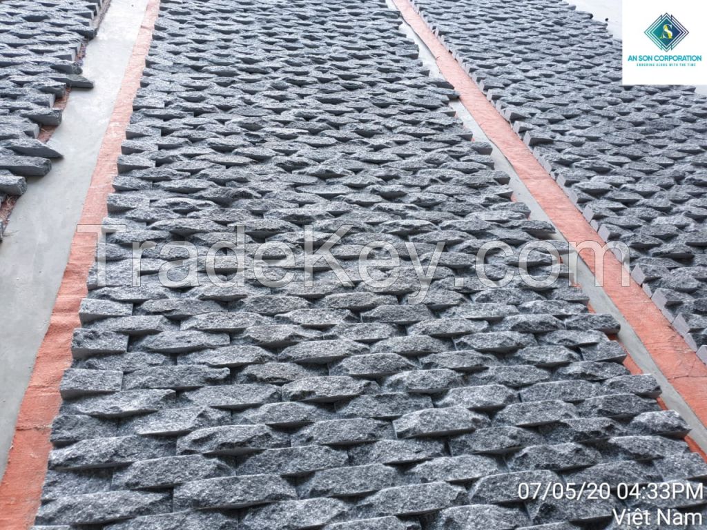 BLACK WAVE WALL PANEL FOR WALL CLADDING