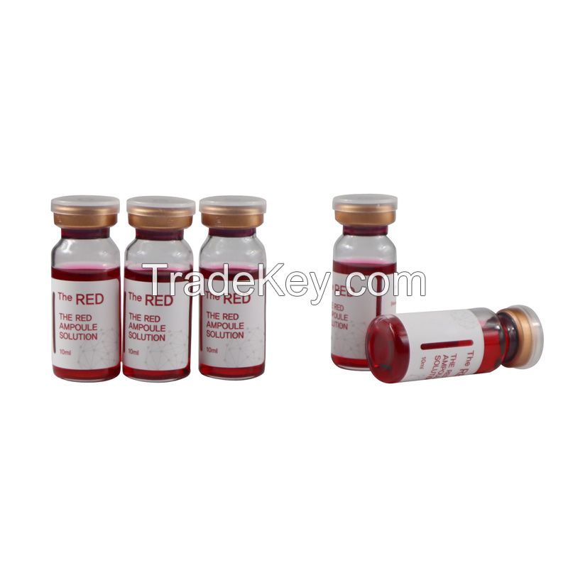 The Red Ampoule Solution Lipolytic Injection Dissolve Fat Lipolysis Ampoule