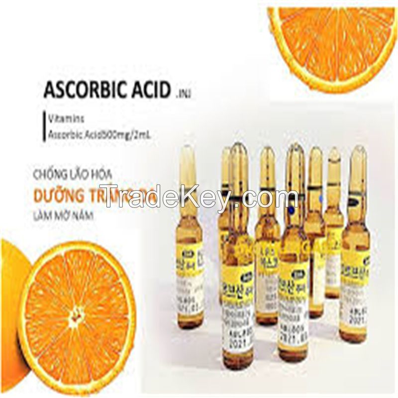 Huons Ascorbic Acid Pure Vitamin C Whitening Smear Injection Anti Wrinkles Anti-Aging Ampoules