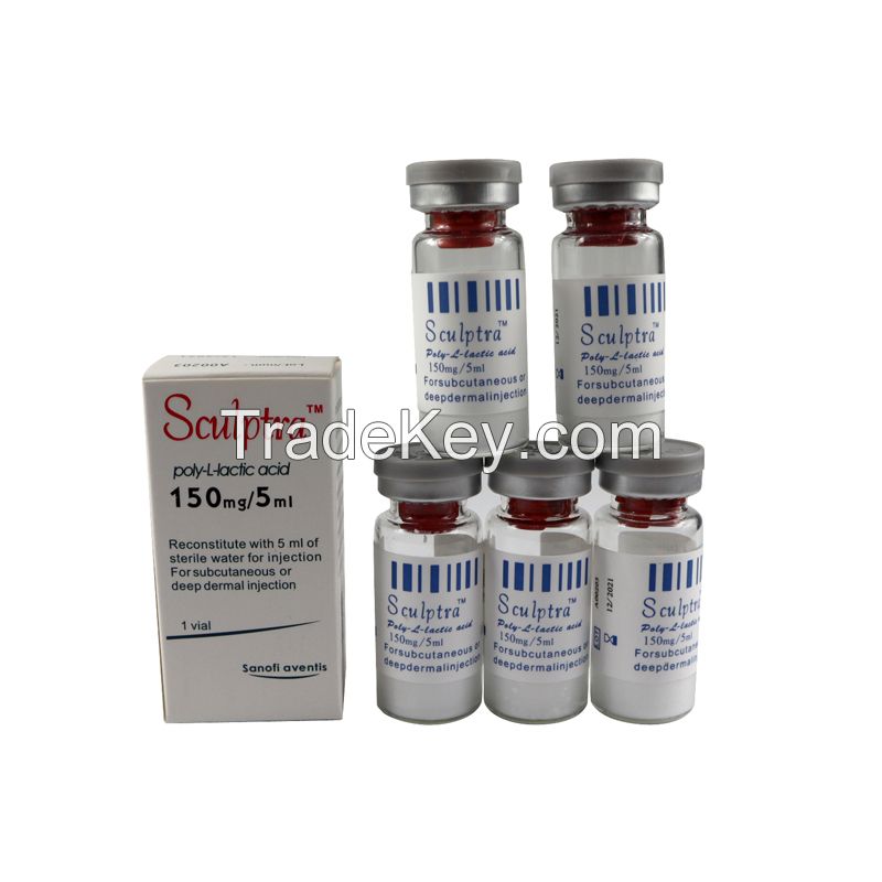 Remove Wrinkle 5ml X3 Vials Sculptras for Dermal Filler for Face Breast Butt Sculptras