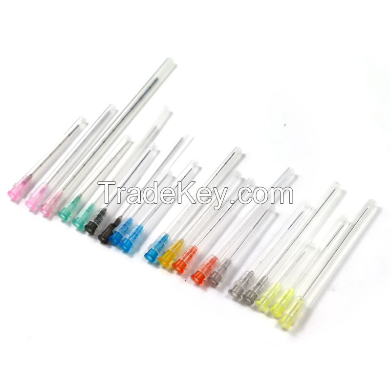 Manufacture High Tougthness Disposable Hypodermic fill Needle 19G 23G 25G 27G 50mm canula Micro Blunt tip Cannula with filter