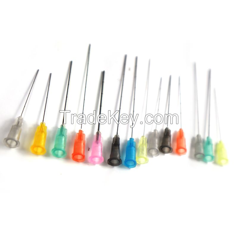 25g 38mm blunt micro cannula/blunt needle tips syringe needle cannula/	 blunt tip micro cannula for dermal filler