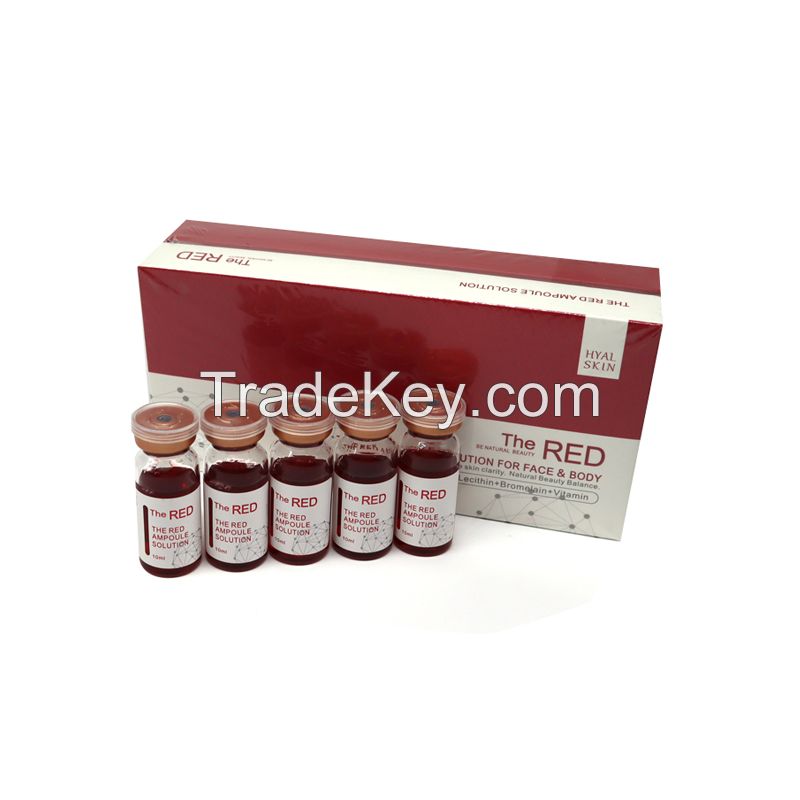 The Red Ampoule Solution Fat Burning Site Injections