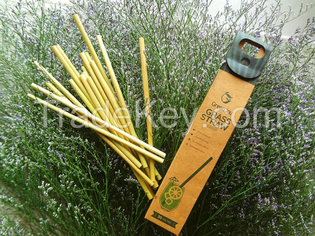 100% Eco-friendly Grass Drinking Straw